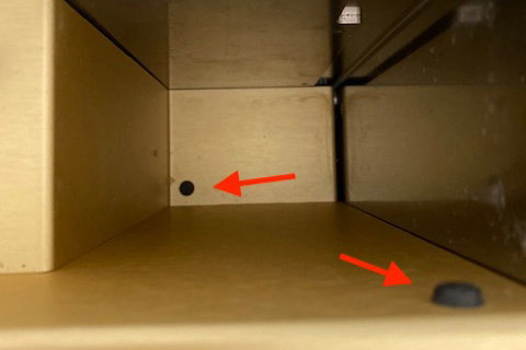 Gummipuffer E2*S für Treppe